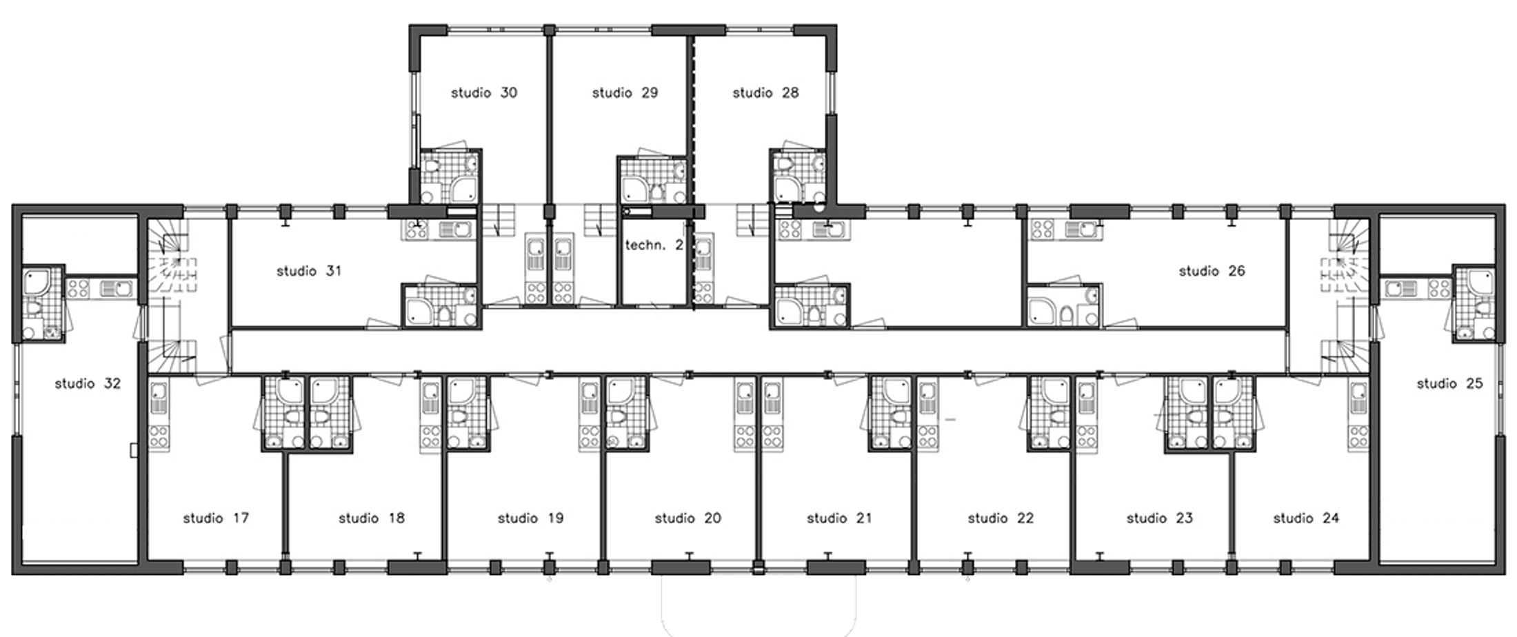 Floor plan of the first floor