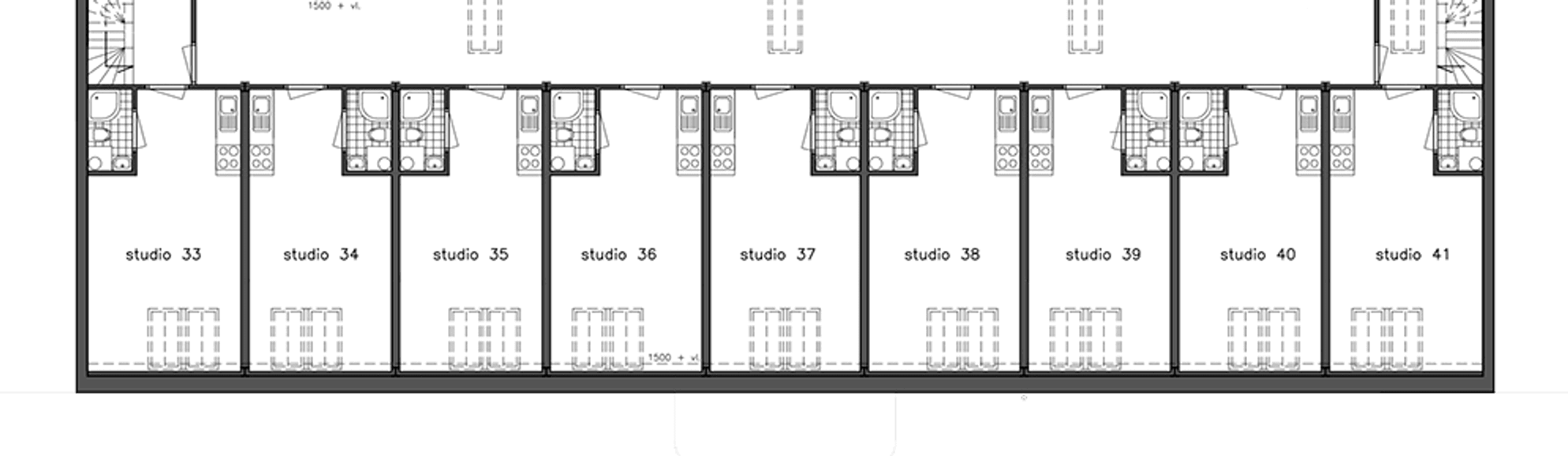 Floor plan of the second floor